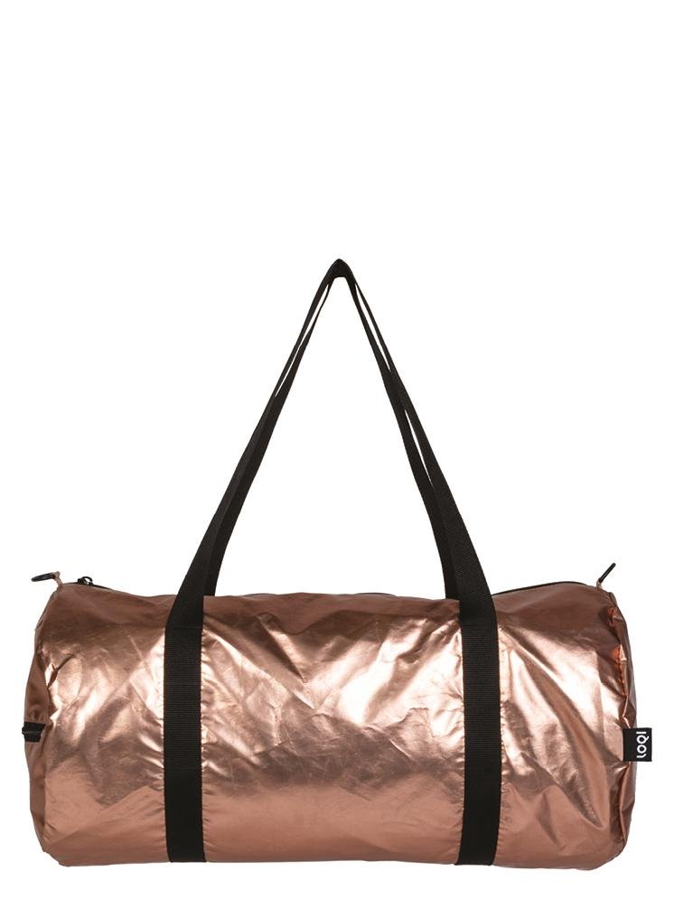 LOQI Metallic Weekender Reversible Bag