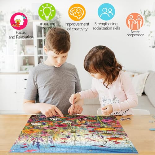 Puzzle Flores 1000 piezas para adultos 18+ Anos miniatura 5