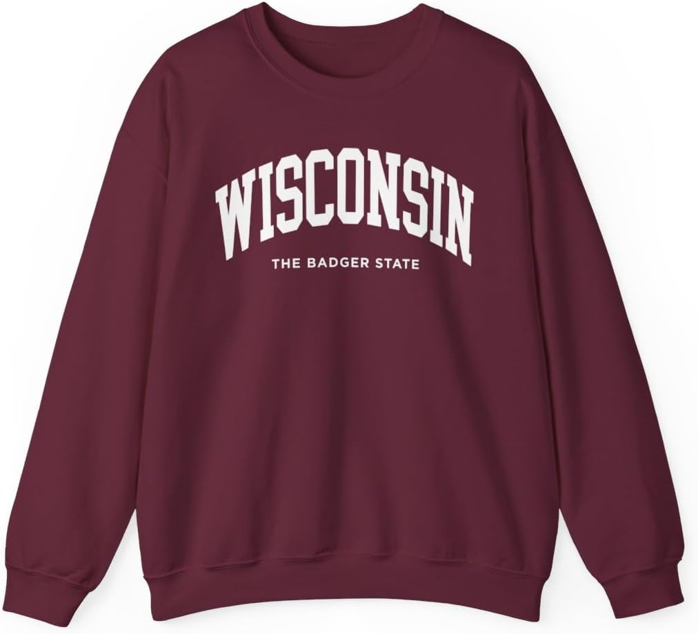 Wisconsin Adult Unisex Crewneck Sweatshirt