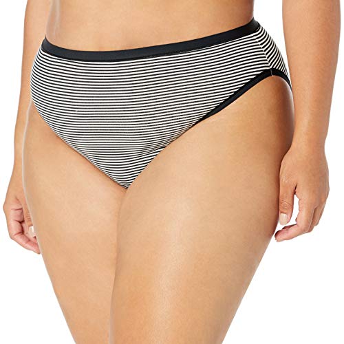 Image of Amazon Essentials Women's Cotton Stretch High-Cut Bikini Panty