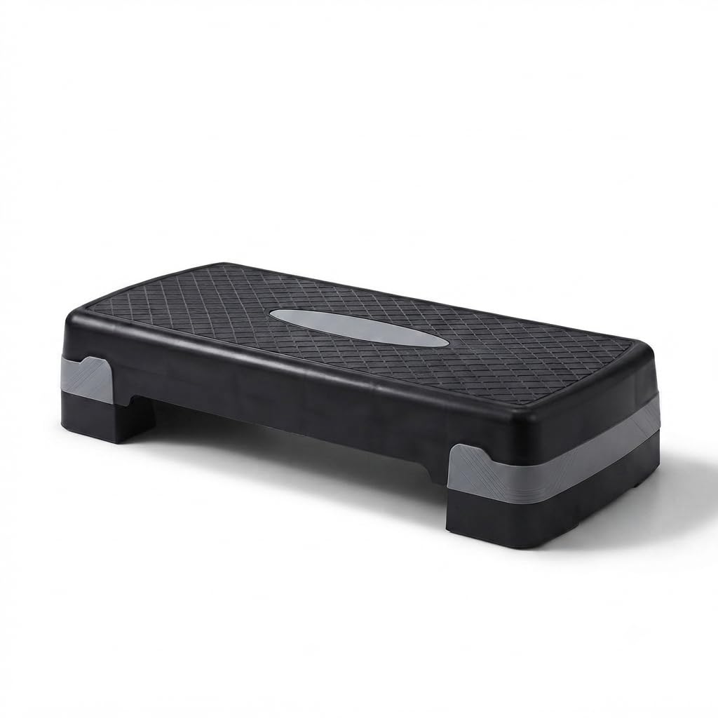 SONIQE Aerobic Stepper for Exercise & Home Workout, Adjustable Height Step Platform with Anti-Skid Surface, Heavy Duty Fitness Stepper for Cardio, Aerobics, Strength Training & Pilates, Supports up to 250 kg-picture-11