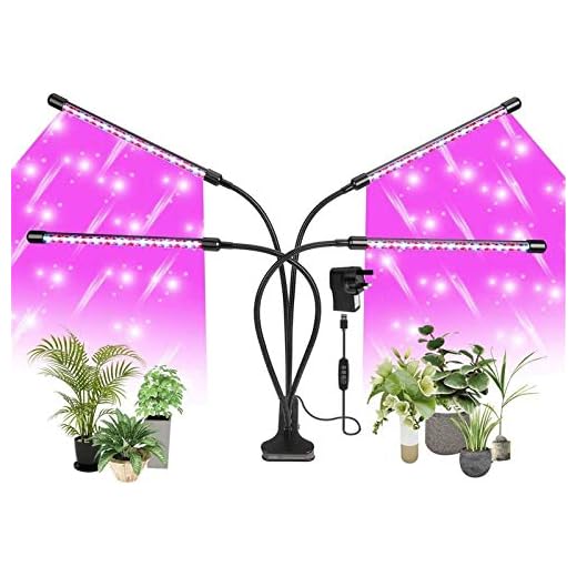 Grow Light, LED växtbelysning 40W dimbar timerfunktion USB UV växande lampor för inomhusväxter växthus hydroponik trädgårdsarbete kontor