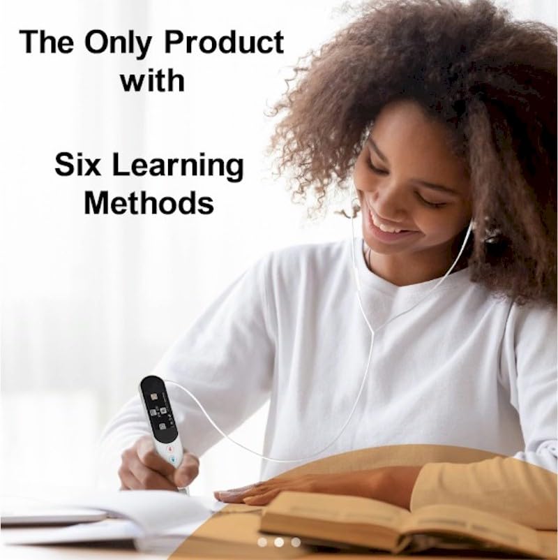 Image of Rocket Pen Reading Tutor-Scans Any Surface, Six Decoding Tools-Pink Case | Make reading your new superpower
