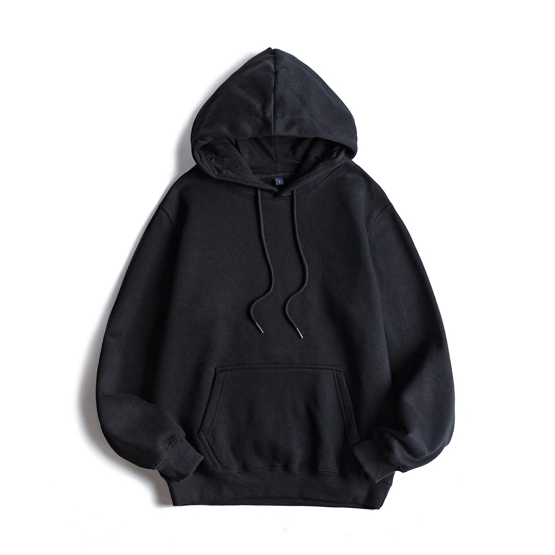 Damskie bluzy z kapturem Bluza Streetwear Biała Czarna Ciepła Bluza Z Kapturem Odzież wierzchnia EN8 (bez kaptura) M