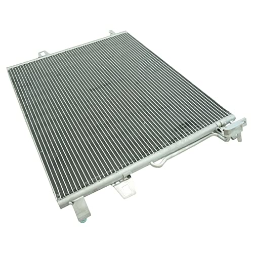 Image of TRQ A /C Condenser & Receiver Drier Assembly for 06-13 Mercedes-Benz ML350 07-12 GL450 08-12 GL550 10-12 GL350 11 ML450 08-11 ML550 06-11 R350 07-11 ML63 AMG 07-09 R320