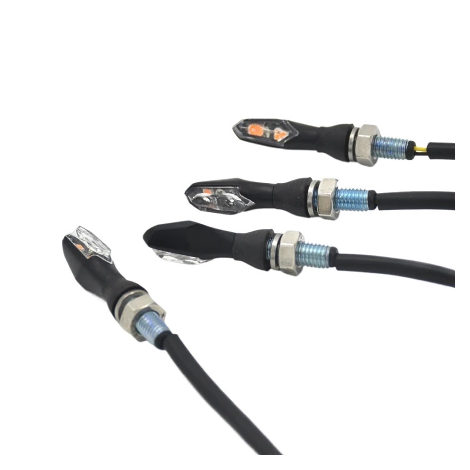 PBCGTFHJK 2021 New Fit For Mini Motorcycle General L-ed Turn Lamp Motorbike Indicators Lights E-Stamp Mark(2 pcs)