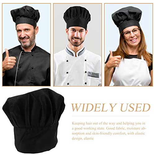Luxshiny Chapéu de Chef Padeiro de Boné de Chef de para Adultos para Restaurante de Em Casa Boné Uni