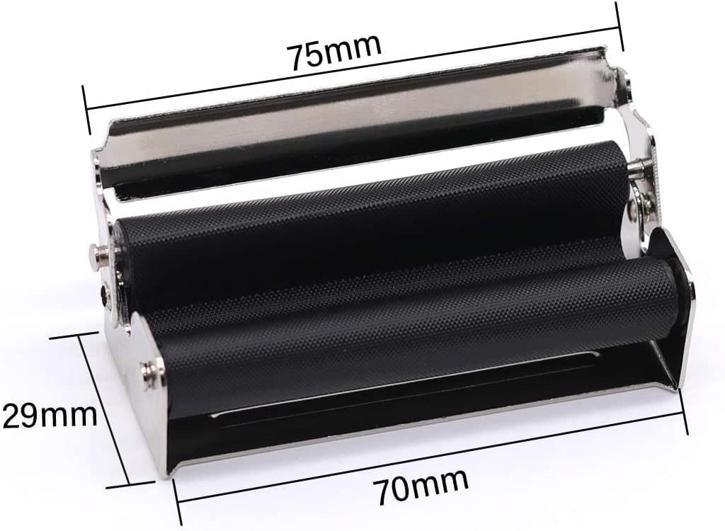 Ręczna tokarka do papierosów, 70 mm, metalowa tokarka z instrukcją obsługi