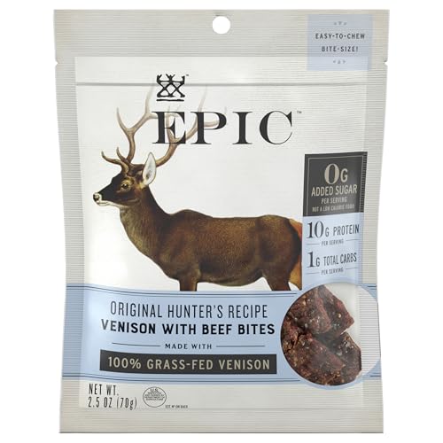 EPIC PROVISIONS Hunter's Recipe Venison Bites, 2.5 OZ