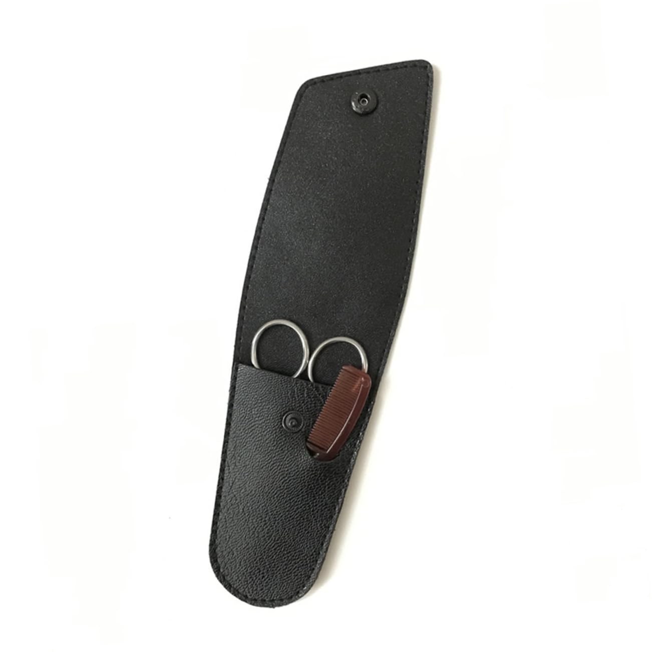 Ipetboom 2 Sets Beard Scissors Mustache Trimming Scissors Beard Cutter Beard Trimming Scissors Hair Cutting Scissors Professional Beard Shears Professional Shears Hair Cutting Black