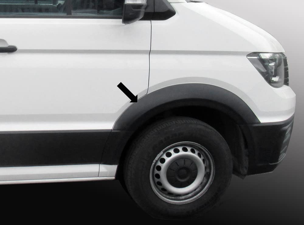 Cubiertas de paso de rueda de 4 piezas compatibles con Volkswagen VW Crafter a partir del año de fabricación 01.2017-7420250