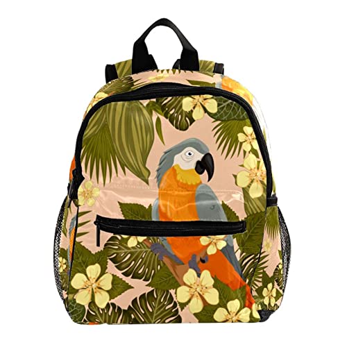 Sac à dos motif perroquet multicolore avec bretelles confort