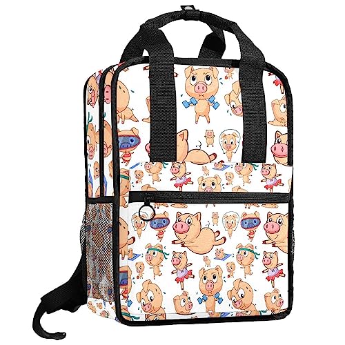 Sacs à cochons pour filles et garçons avec bretelles réglables contre le mal de dos