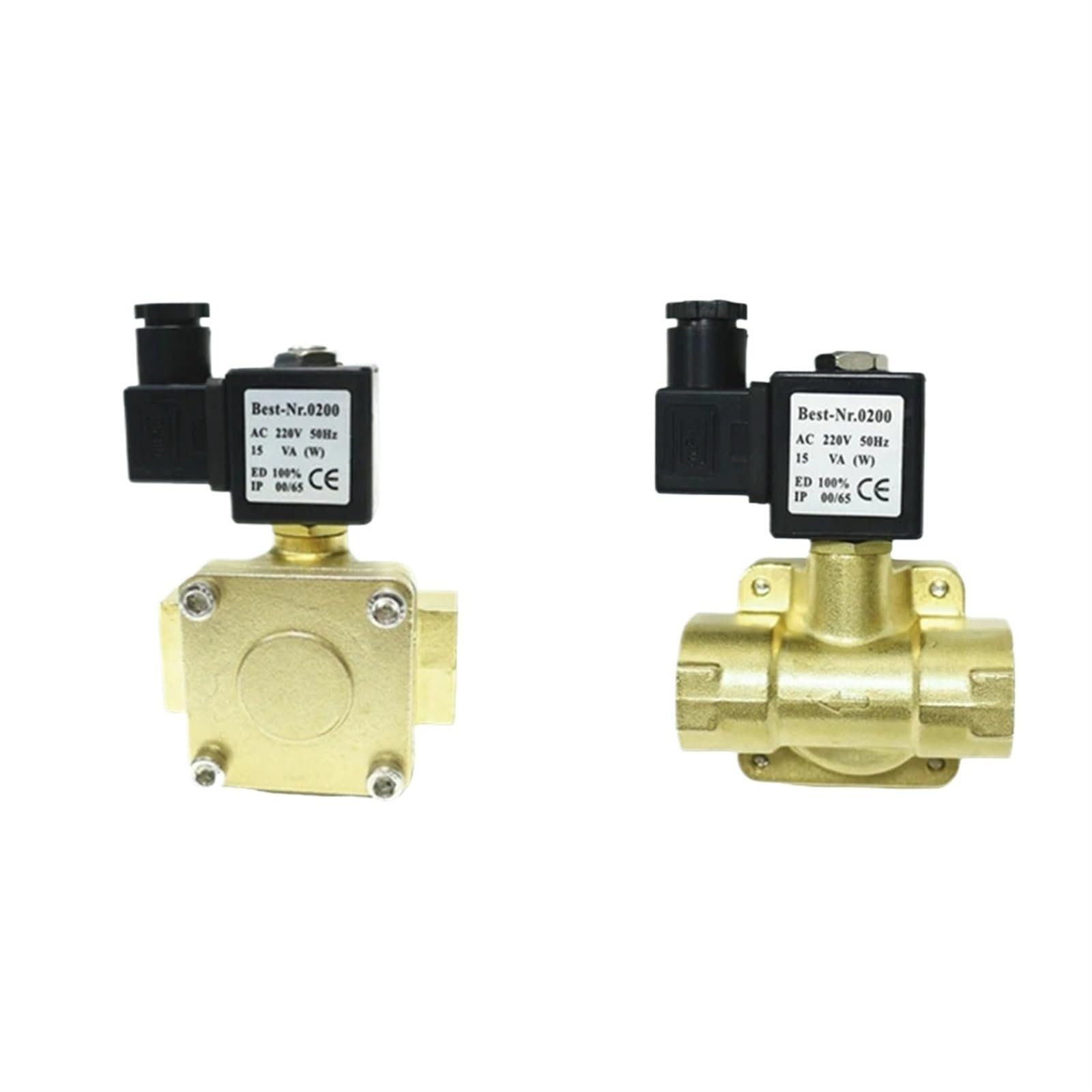 NR0 Pilot Solenoid Valve High Pressure Air Water Brass Body G1/4 G1/2 G3/4 0927 Diaphragm Type(Dn20,AC380V)