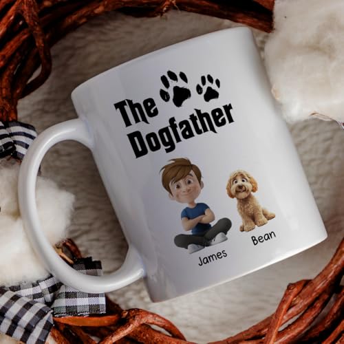 The Dogfather Mug Cerámico Personalizado miniatura 3