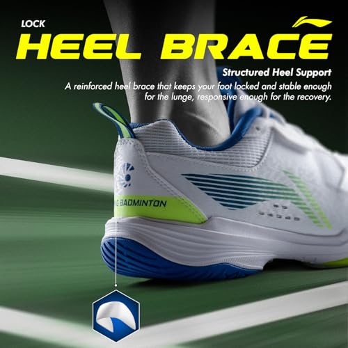 Image of Li-Ning All Round Non Marking Badminton Shoes | All Indoor Sports | Lightweight, Breathable, Grippy & Durable | High Rebound Cushioning | Stable Heel Support