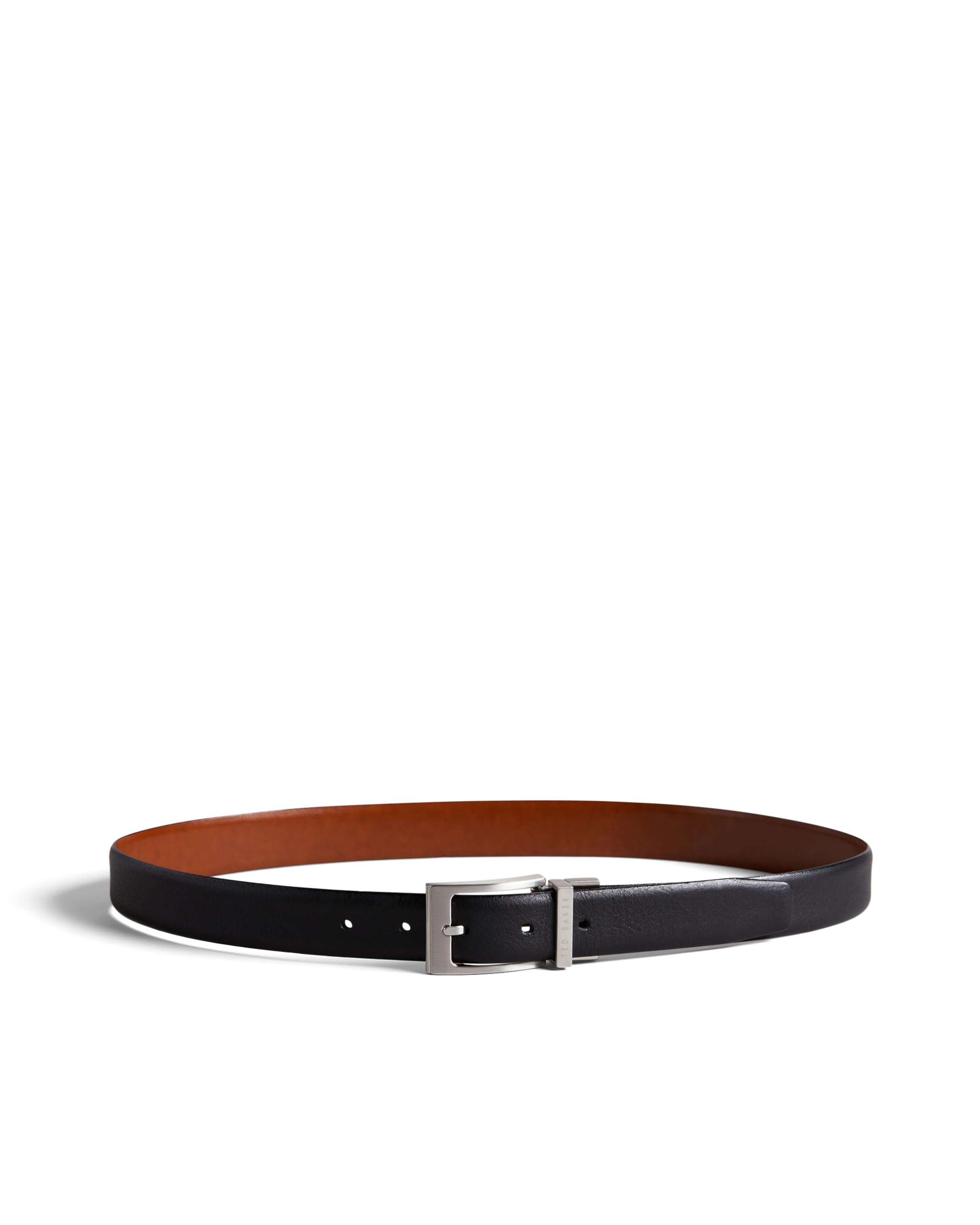 Ted Baker Men's KARMER Reversible Leather Belt, Black, 32