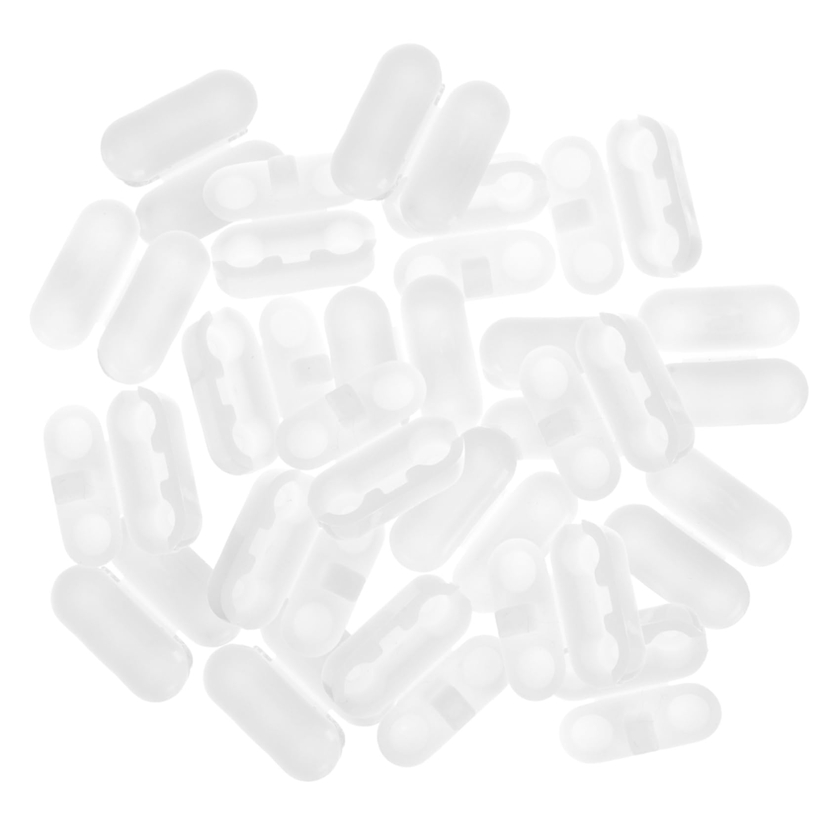 MUSISALY Material Bead Splicing Buckle 100pcs Vertical Blind Connector Clips Easy to Use