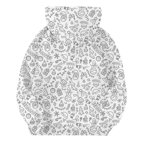 GOFULY Girls Sweatshirt Cute Fleece Long Sleeve Hoodies Hooded Casual Diy Hand Painted Boys Hoodies Fall Clothe 2-14 Years3