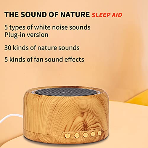 White Noise Machine Baby Sleep Sound Machine with Breathing Light for Adult Baby Kids 30 Soothing Natural Sounds 35… - Image 4
