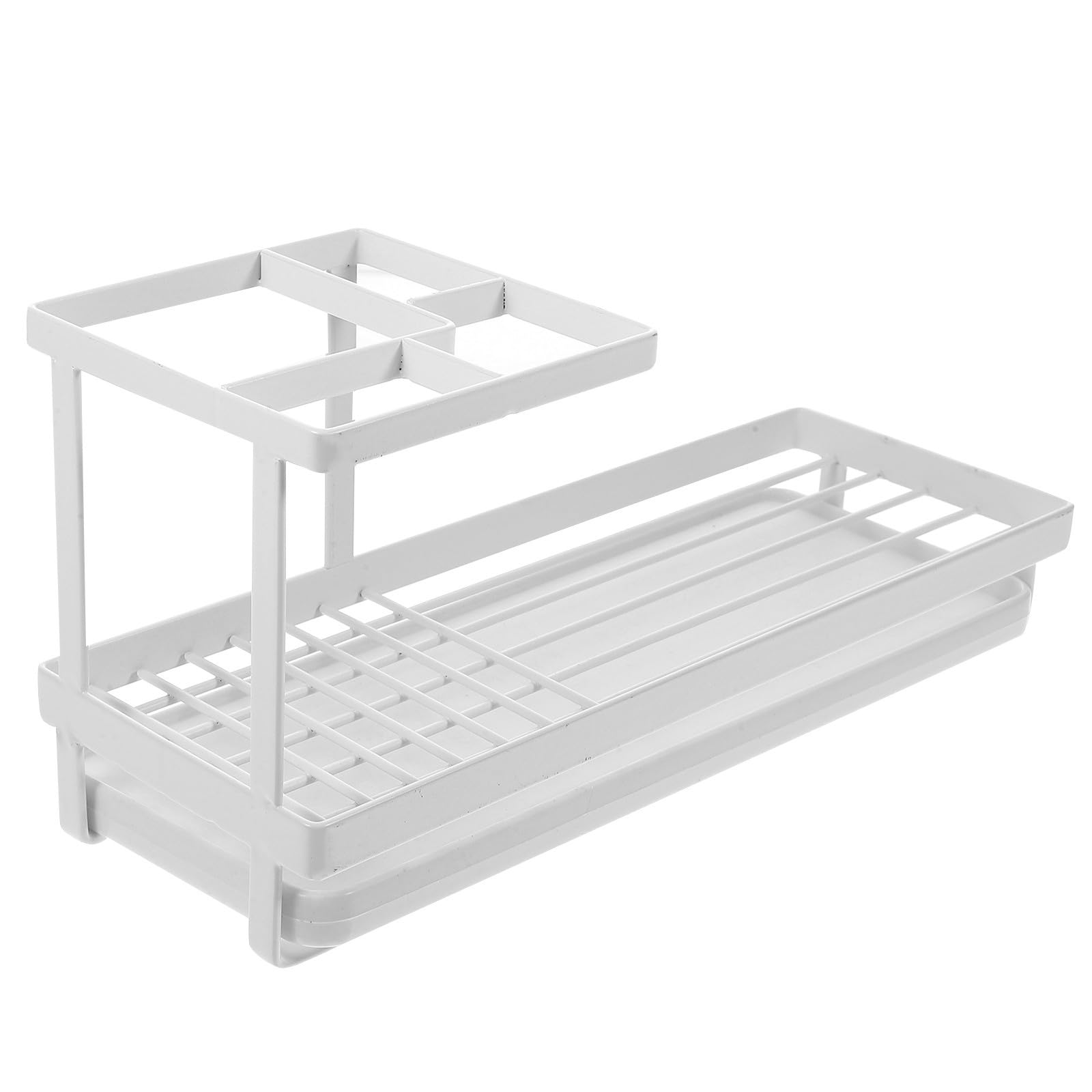 Structure raisonnable de support de brosse à dents blanc pour un espace propre