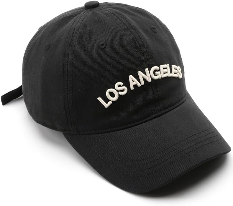 Los Angeles Hat 3D Embroidery Baseball Cap Unisex Sun Hat for Men and Women - Image 3