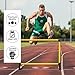 Amber Fight Gear Adjustable Training Hurdle, 6 Height Levels, Speed & Agility Hurdle for Track & Field, Fitness & Sports Training, Durable Lightweight Frame with Non-Slip Stability Base (42 Inch)