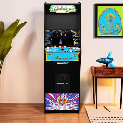 image for Arcade1Up GALAGA Deluxe Arcade Machine w/ 14 Classic Games, 17