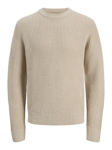 JACK & JONES Global Crew pull en tricot pour homme vêtement hiver col rond casual