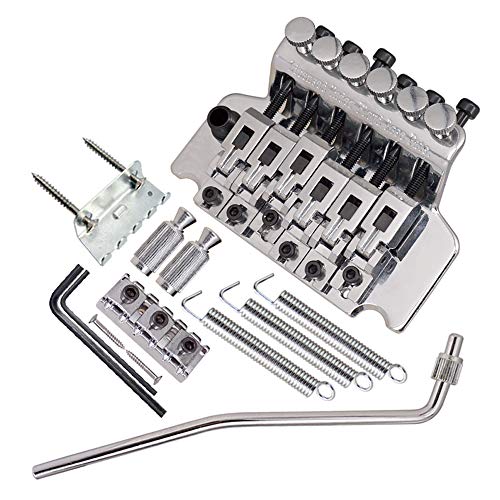 Système de pont trémolo double rouleau SEAFRONT remplacement guitare électrique 6 cordes zinc