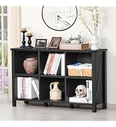 Amazon.com: Joaxswe 6 Cube Bookcase, Farmhouse Wood Low Storage