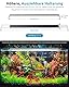 SEAOURA Professionelle Aquarium LED mit Timer | Vollspektrum Pflanzenlicht + 9 Farbmodi | Stromsichere Aquarium Beleuchtung | Anpassbar für 90-106cm Aquarien