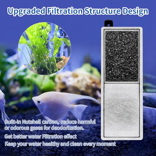 Image of 6 Pack RF-L Large Retreat Filter Cartridges Compatible with Aquarium,Remplacement Aquarium Carbon Cartridge