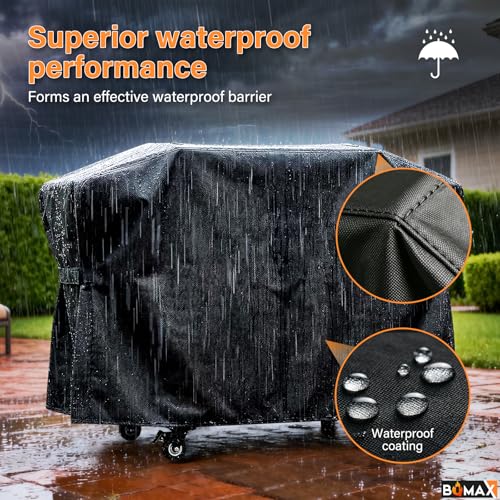 Image of Griddle Cover for Blackstone 36 inch Griddle with Hood, Heavy Duty Waterproof 600D Polyester Flat Grill Cover 5482 Blackstone 36 inch, for 1868 2162 1923 1902 2151 2256 Models