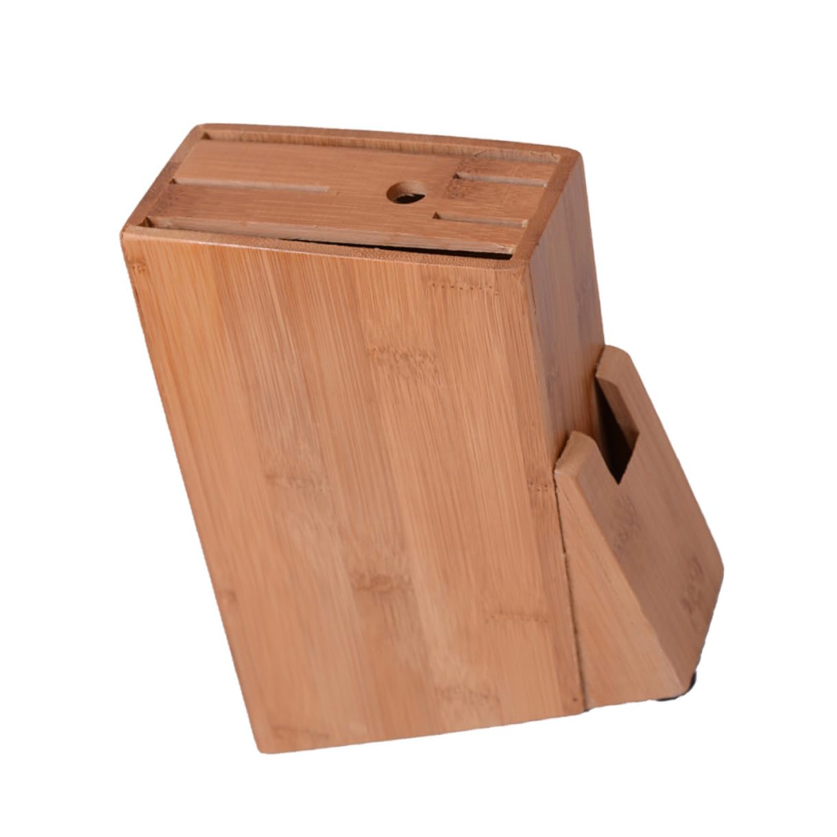 PRETYZOOM Creative Knife Holder Rack Sturdy Inserted Organizer for Kitchen Storage Angled Slot Design Non- Base Elegant Functional Cutlery Organizer