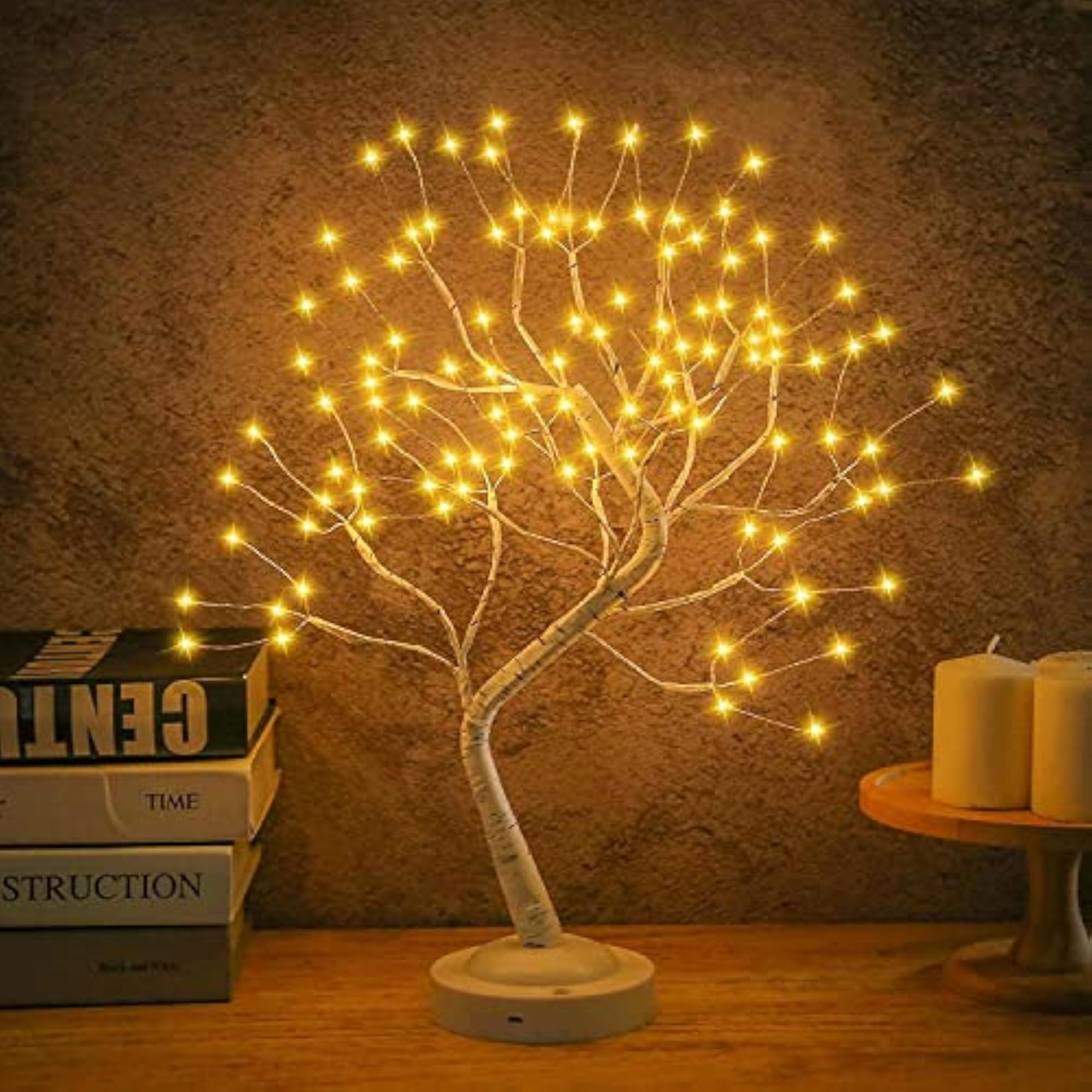 LED Tree Lamp Fairy Light, 8 Modes & Timer