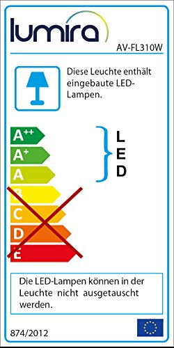 LUMIRA, 2 fari a LED da 10 W, equivalenti a