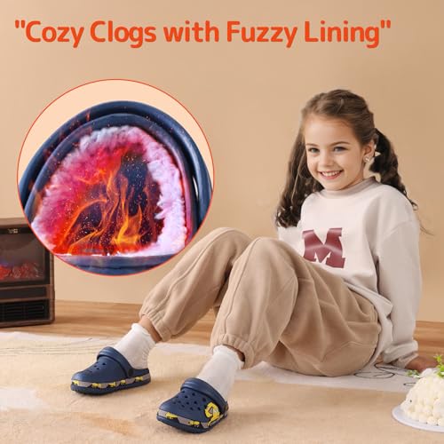Image of Kids Clogs for Boys Girls Lightweight Slip-On Sandals Water Shoes Beach Pool Slippers for Toddler /Little Kid