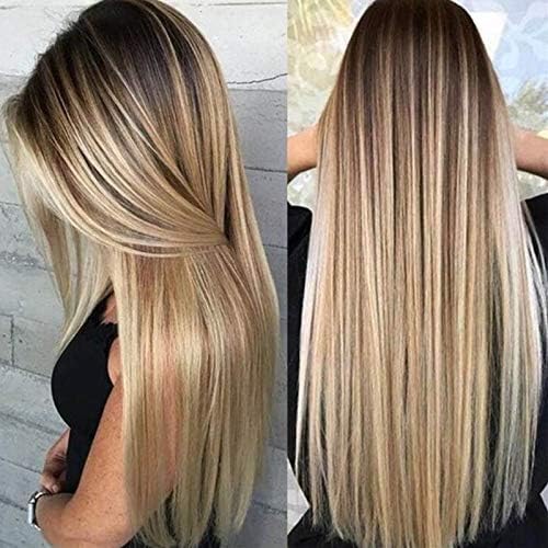 balayage blond cheveux lisse