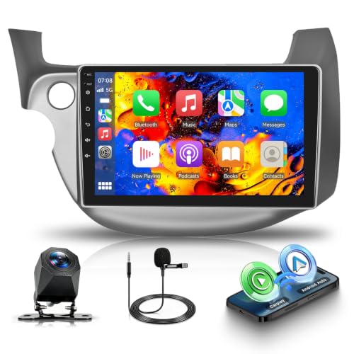 Image of Podofo Linux MP5 Car Stereo for Honda Fit 2008-2013 Wireless CarPlay