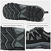 Peter Storm Men's Buxton Walking Shoe with High Traction Rubber Sole & Speed Lacing, Waterproof, Breathable (Black, UK Footwear Size System, Adult, Men, Numeric, Medium, 9) #3