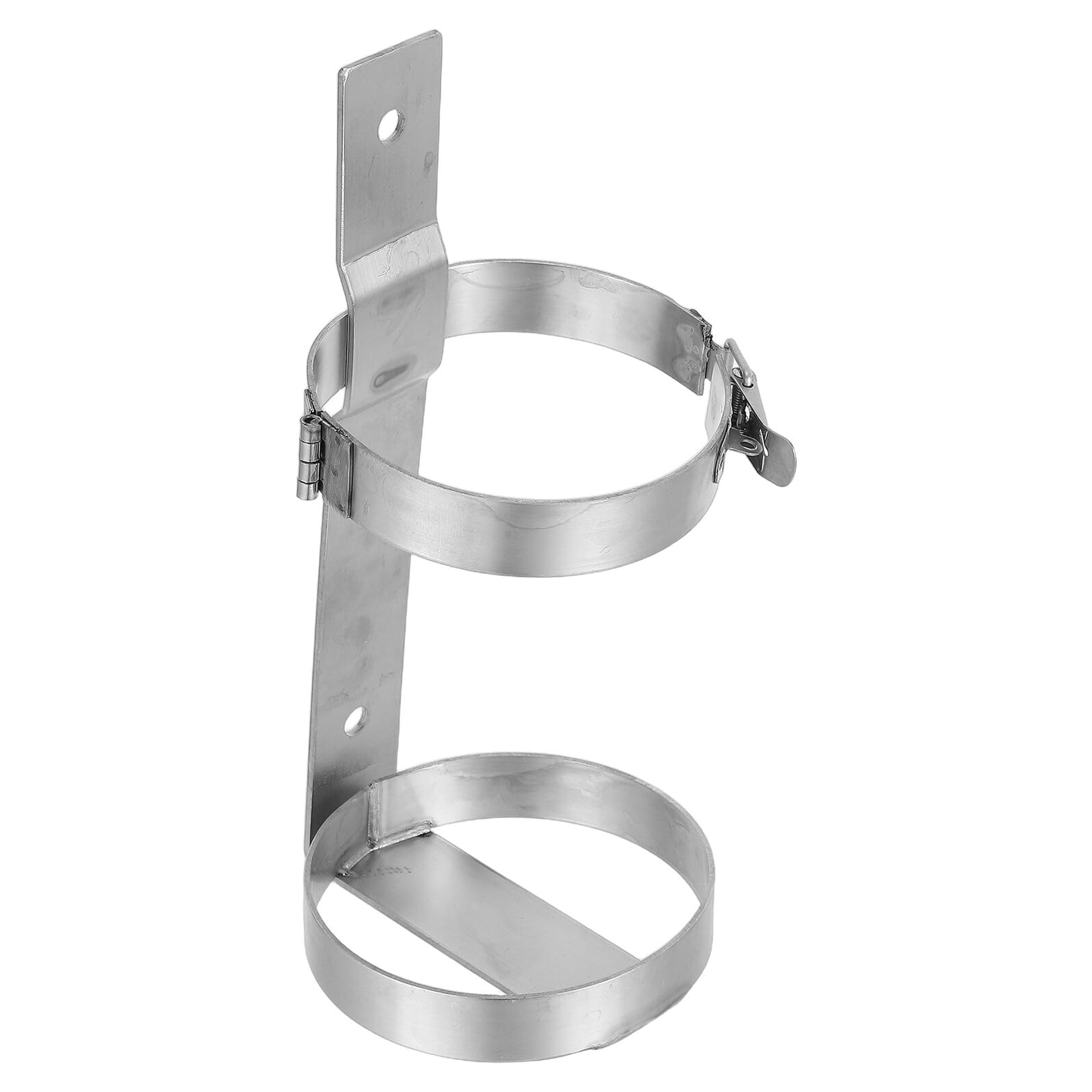 Supporto per Estintore a Parete 2 Kg in Acciaio Inox Sgancio Rapido, Staffa per Auto, Camper e Casa, Porta Estintore Resistente per Uso Interno ed Esterno