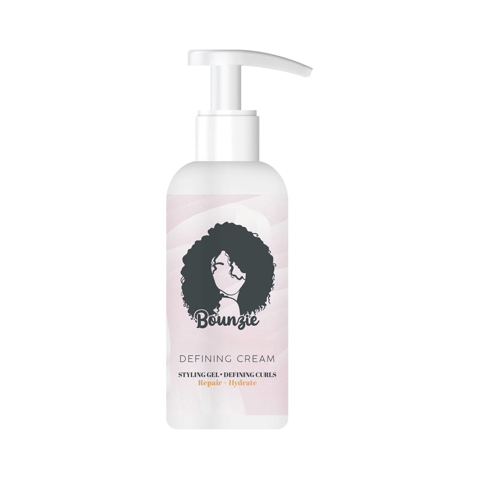 Xirujnfd 1Pcs Bounzie Curl Defining Cream, Curly Hair Care Elastin, Curl Cream For Curly Hair, Curling Cream For Frizz Control And Color Treated (1Pcs)