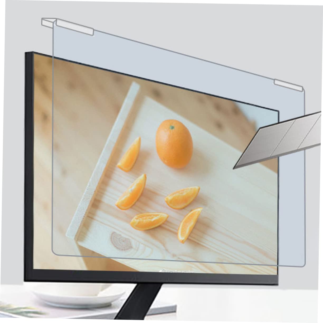 Artibetter Pellicola Protettiva Anti Luce Blu per Schermo Tv Trasparente | Tensen Nano-optical Giapponese, Facile da Installare, Anti-graffio, Protezione Occhi