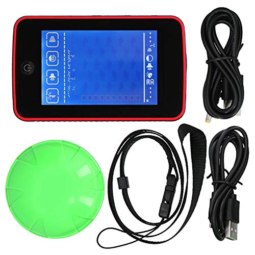 POCREATION Detector de peixe, bomba removível de 125 kHz de 200 a 500 metros, à prova d'água, portá