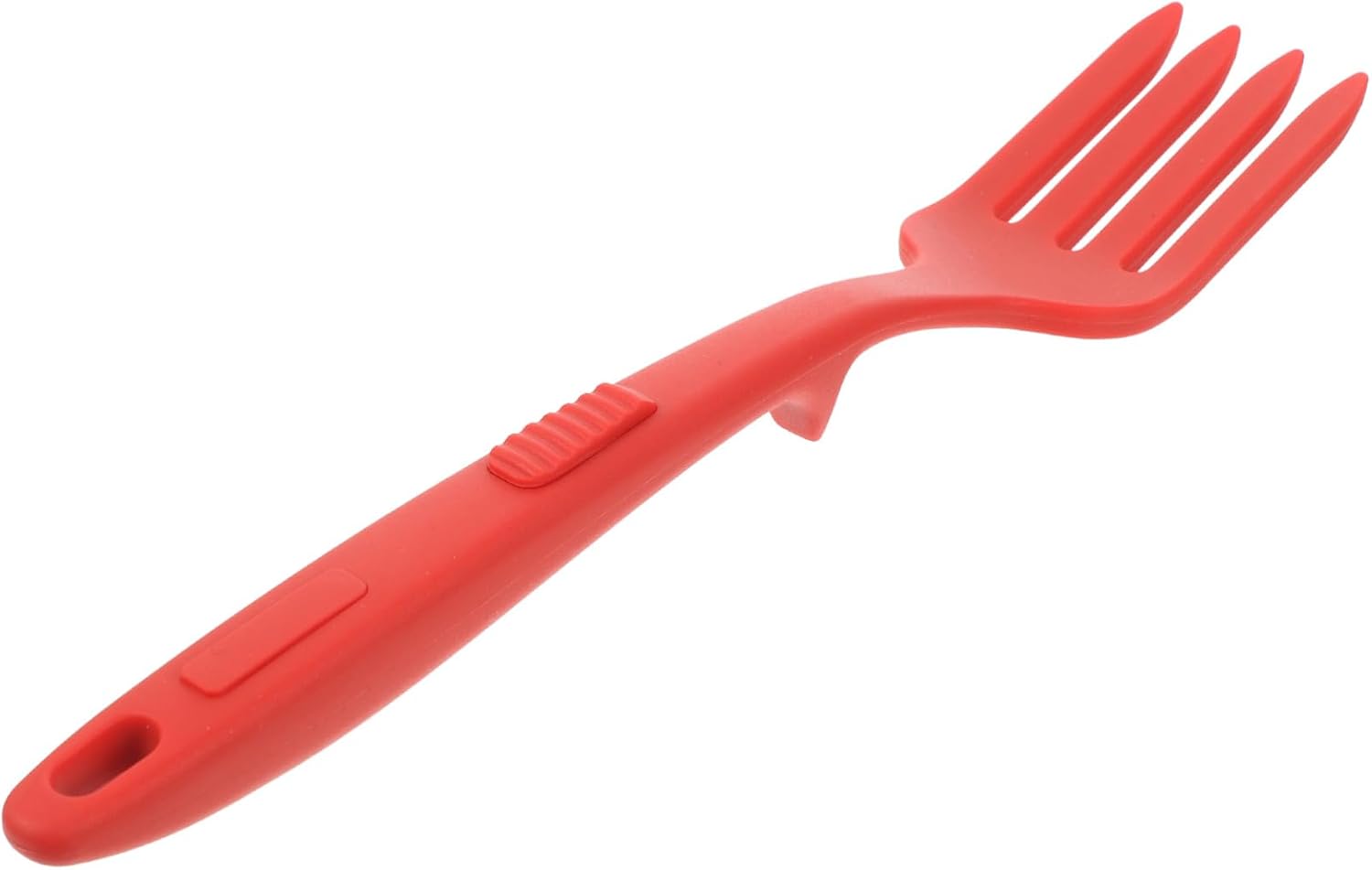 Silicone Pasta Server Fork with Ergonomic Anti Slip Design for Kitchens