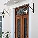 AMAGABELI GARDEN & HOME Hanging Plants Bracket 10'' Wall Planter Hooks Hangers Flower Pot Bird Feeder Wind Chime Lanterns Patio Lawn Garden for Shelf Shelves Fence Screw Mount Against Door Arm