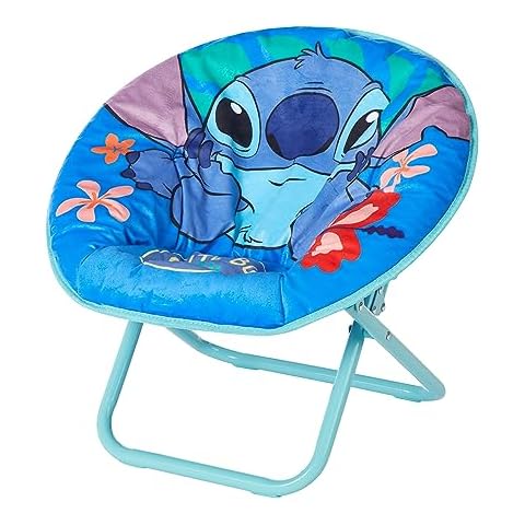 Idea Nuova Disney Stitch Folding Saucer Chair Cover