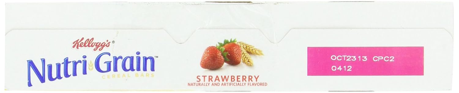 Nutri-Grain Cereal Bars, Strawberry, 8-Count Bars (Pack of 6)