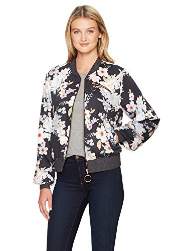 Somedays Lovin Women's Mystic Nights Floral Print Bomber Jacket, Multi, Large